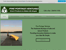 Tablet Screenshot of pineportageventures.com